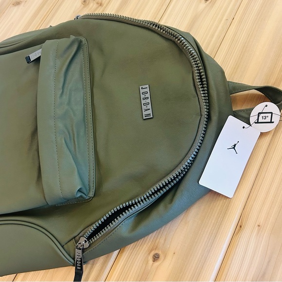 NEW- Air Jordan Olive Green Backpack NWT - Picture 6 of 16